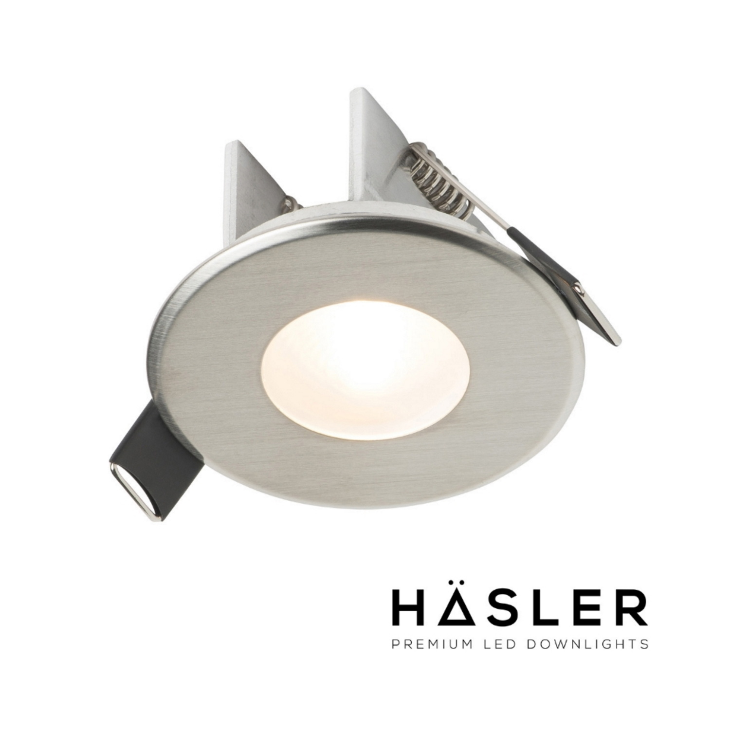 Häsler Inbouwspot Ferrara Incl. Fase Aansnijding Dimbaar 6,8 cm 4 Watt Warm Wit RVS Set - Set 1 Spot