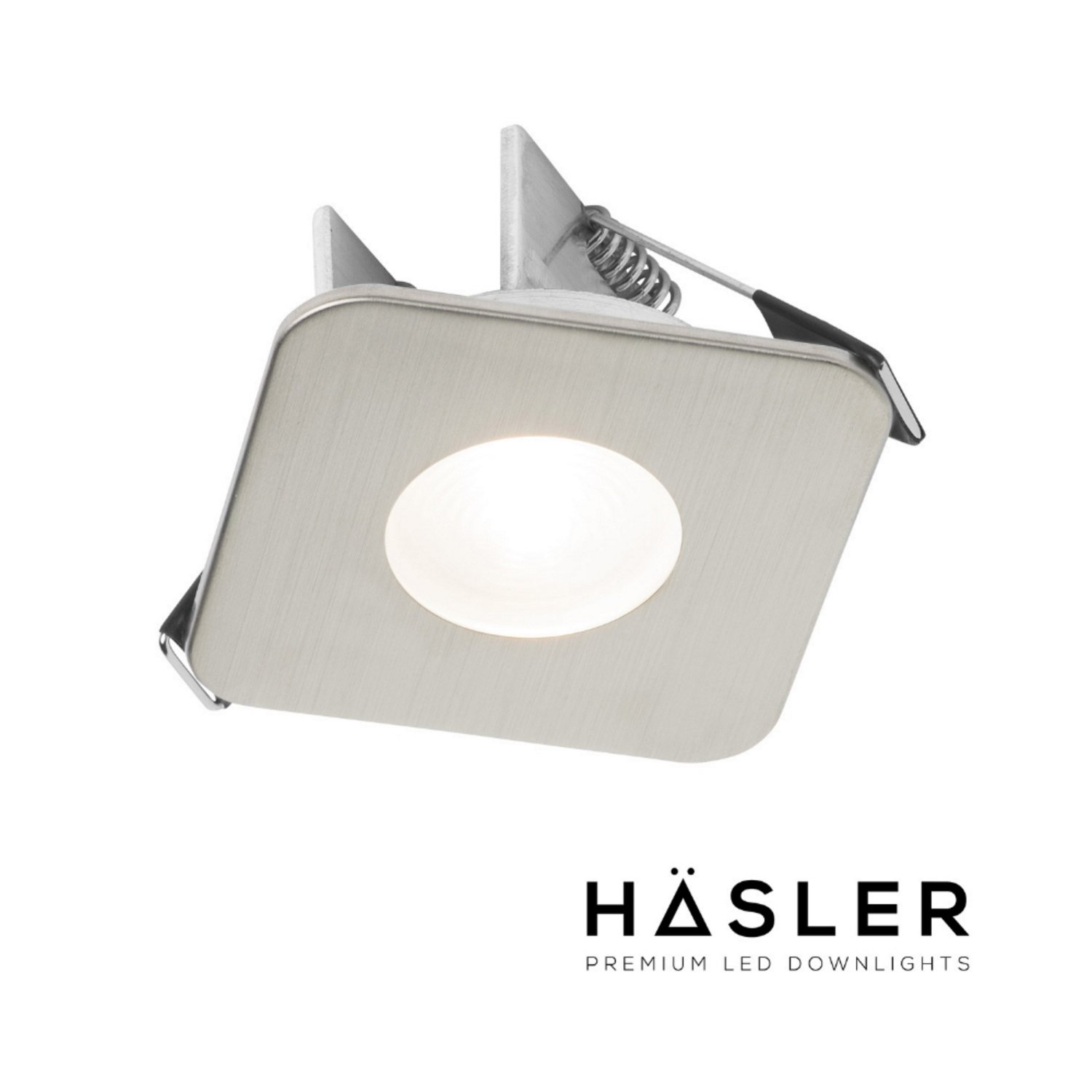 Häsler Inbouwspot Mallorca Incl. Fase Aansnijding Dimbaar 6,8 cm 4 Watt Warm Wit RVS Set - Set 1 Spot