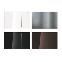 Geberit Sigma 8 (UP720) Toiletset set65 Mudo Rimless Mat Zwart Met Sigma 70 Drukplaat