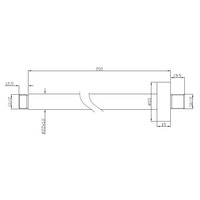 Wiesbaden one-pack inbouwthermostaatset type 20 (20cm ufo)