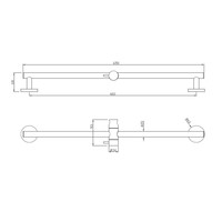 Wiesbaden one-pack inbouwthermostaatset type 21 (20cm ufo)