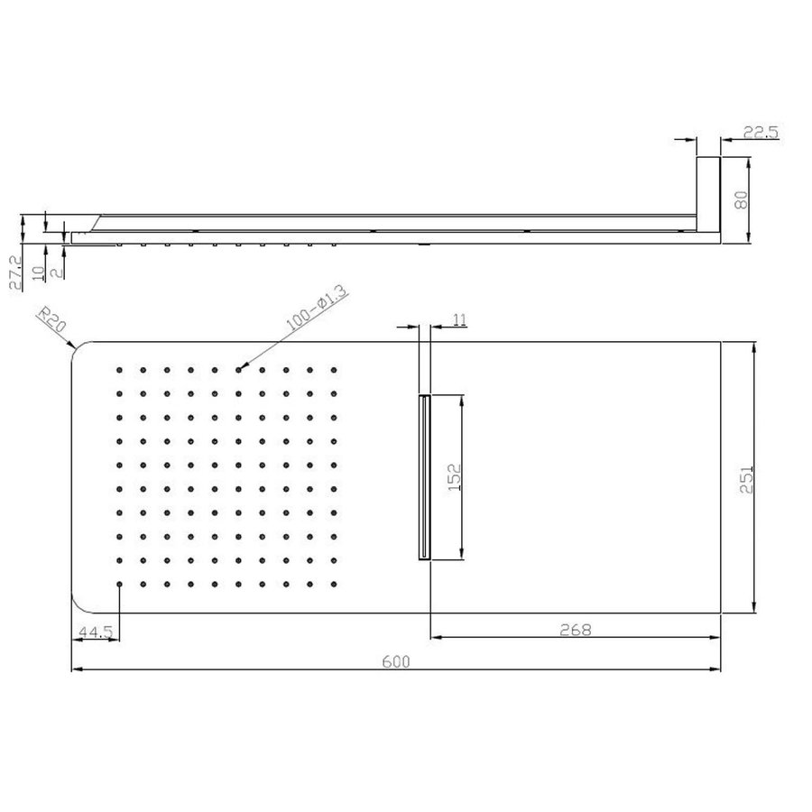 Wiesbaden one-pack inbouwthermostaatset type 116 (24x55)