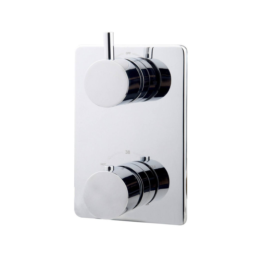 Wiesbaden one-pack inbouwthermostaatset type 119 (20cm ufo)