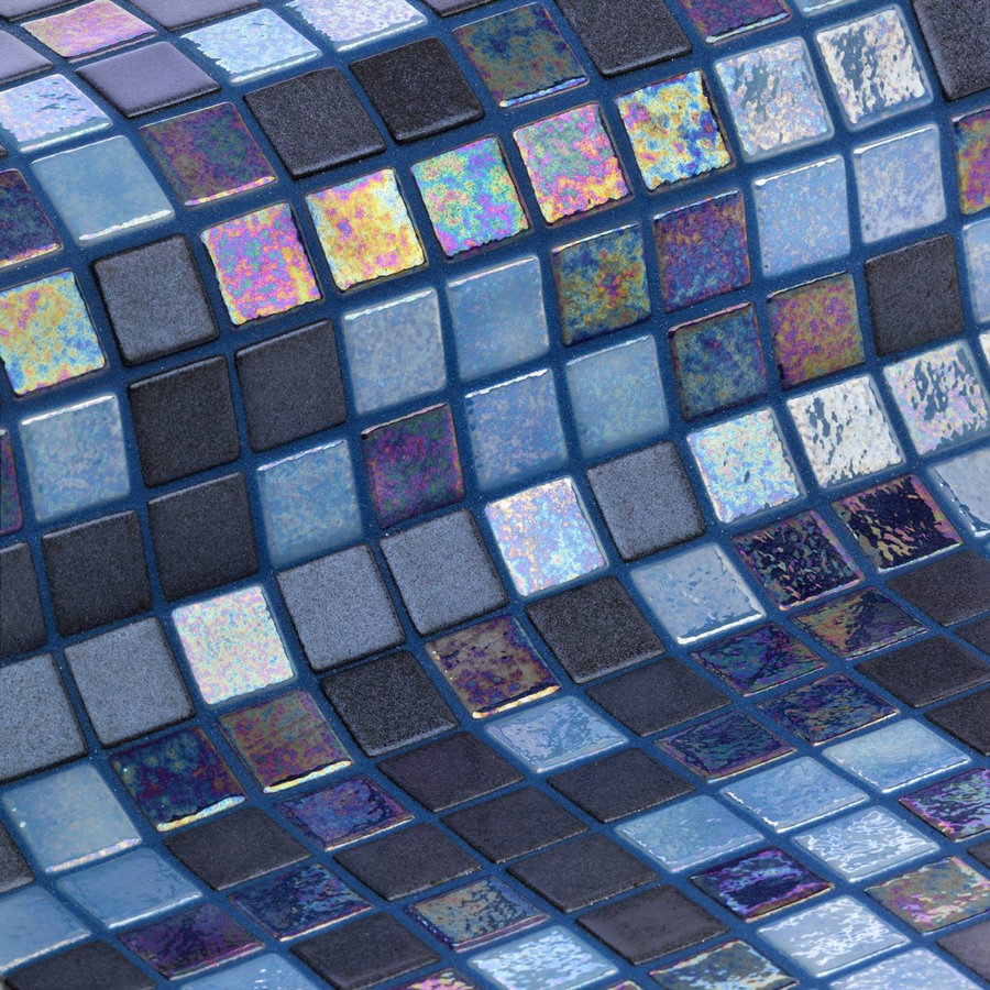 Mozaiek Ezarri Cocktail Blue Lagoon 2,5x2,5 cm (Prijs per 2,00 M2)