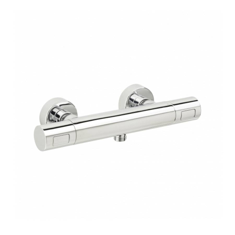 Opbouw Douchekraan Aquasplash Thermostaat Rond 29,3 cm Chroom