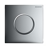 Urinoirstuursysteem Geberit Sigma 10 Pneumatische Bediening Chroom