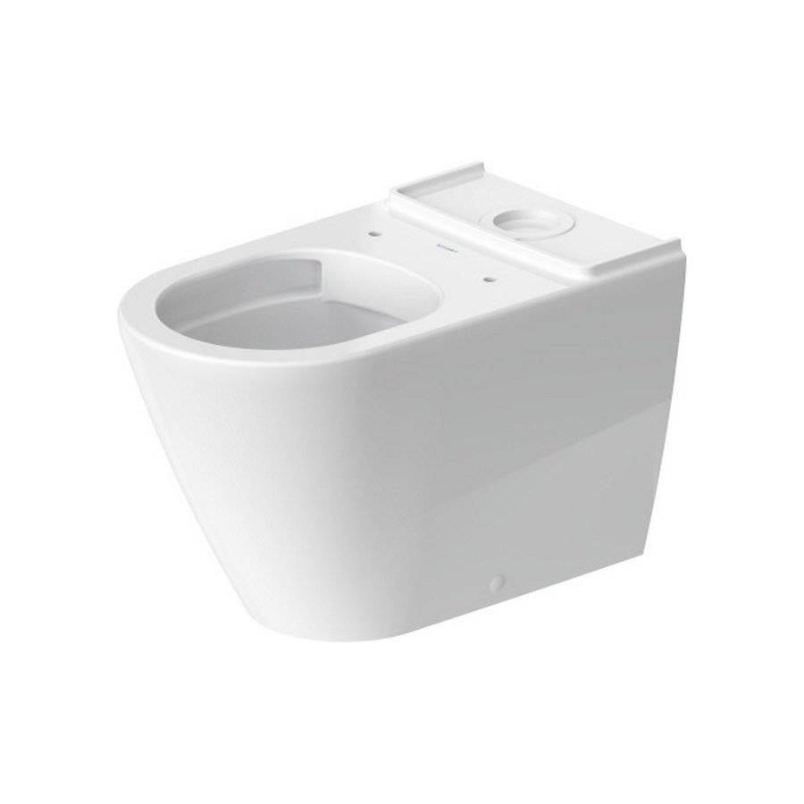 Toilet Duravit D-Neo WonderGliss Staand Voor Reservoir Rimless Diepspoel 65 cm Hoogglans Wit