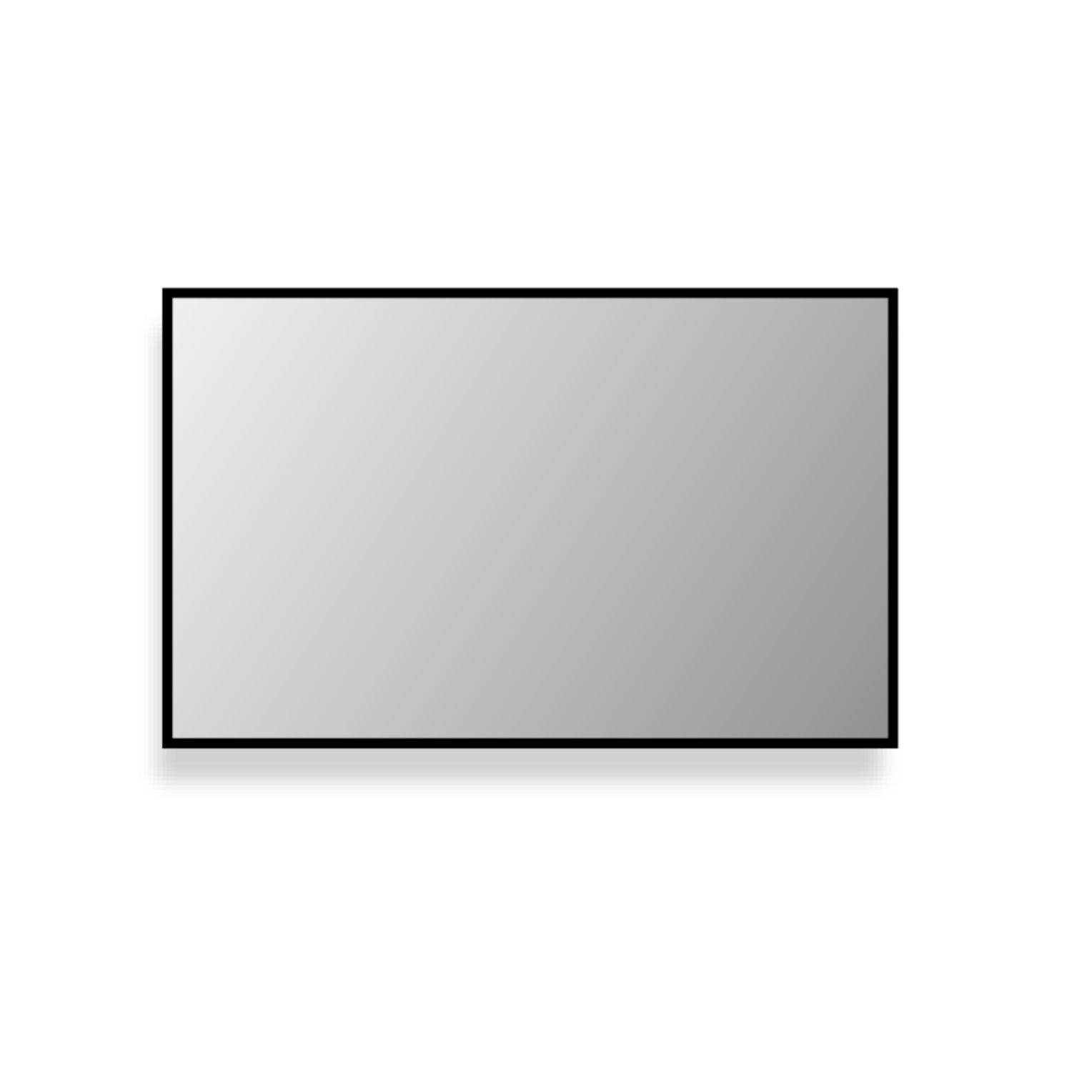 Badkamerspiegel Aquasplash Salt 100x60 cm Zwart Aquasplash