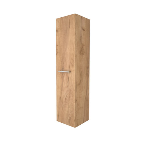 Kolomkast Aquasplash Salt 35x35x150cm 1 Deur Met Greep (Kleurkeuze) Whisky Oak 