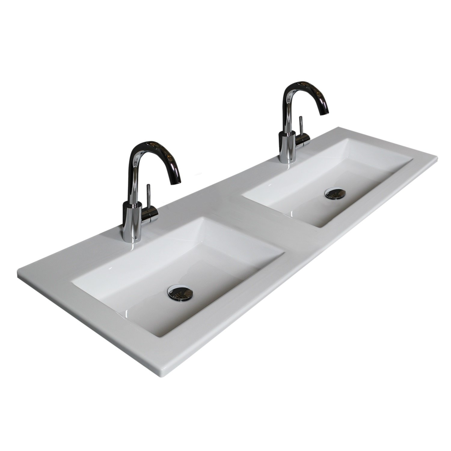 Aquasplash Badmeubelset Aquasplash Salt 120x46 cm Greeploos 2 Lades Met Wastafel Scotch Oak Aquasplash