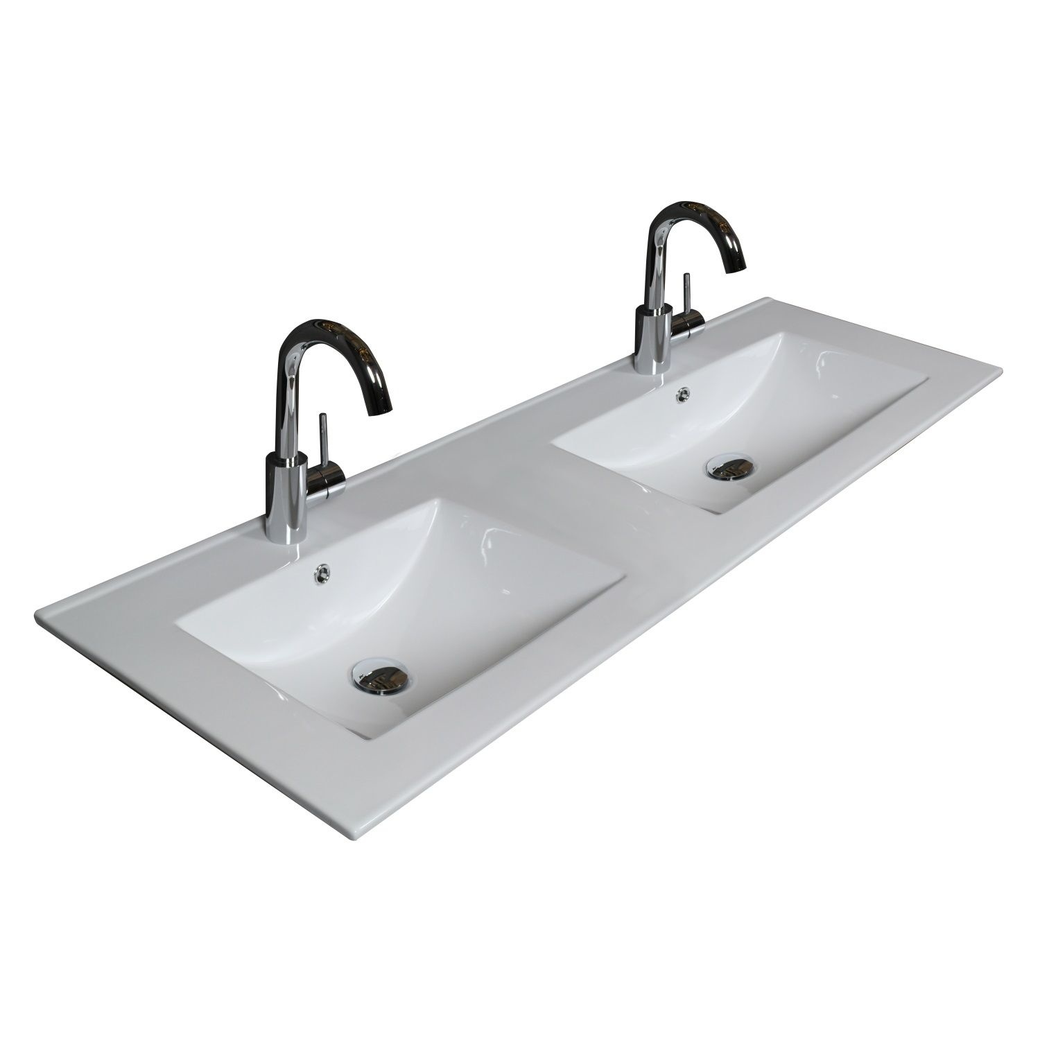 Aquasplash Badmeubelset Aquasplash Salt 120x46 cm Greeploos 4 Lades Met Wastafel 2 Kraangaten Whisky Oak Aquasplash