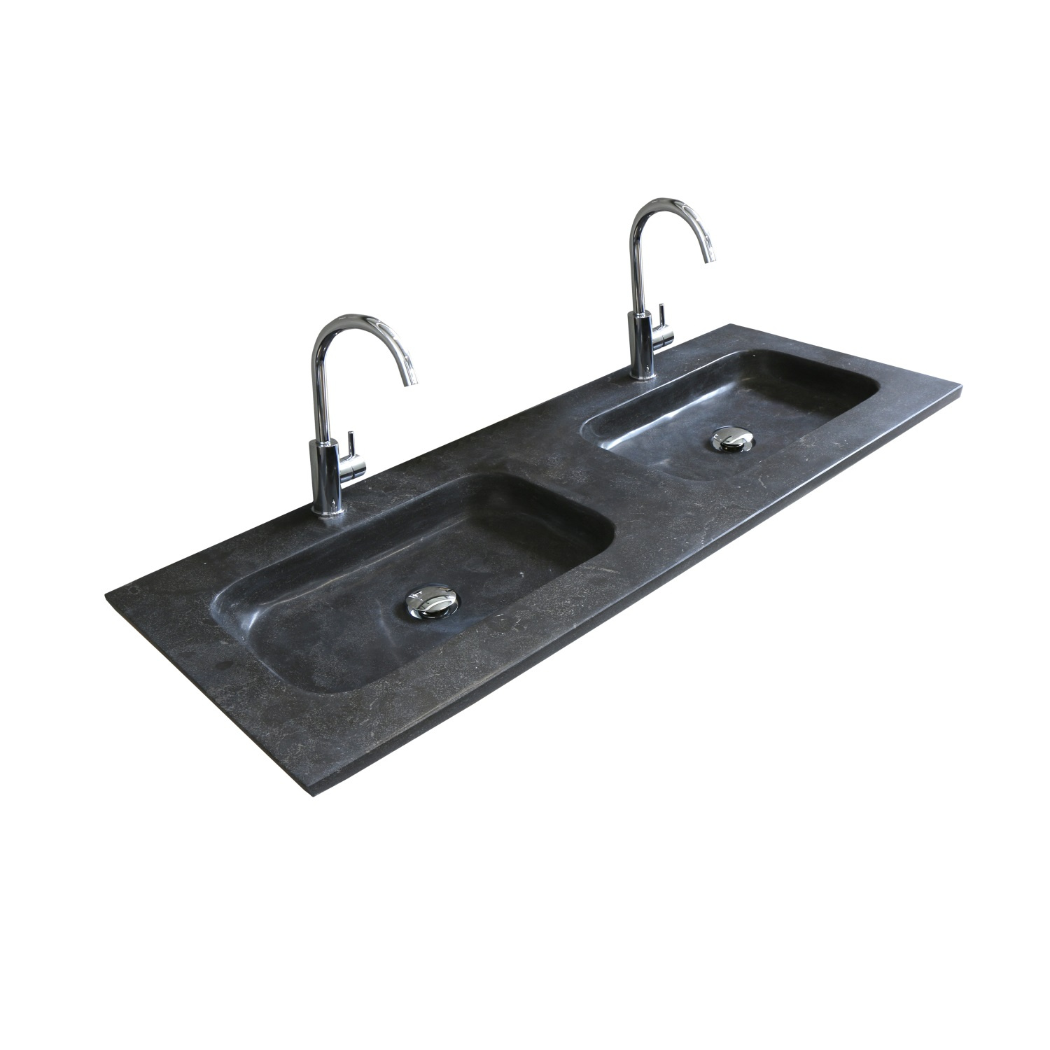 Badmeubelset Aquasplash Salt 120x46 cm Greeploos 2 Lades Met Wastafel Hardsteen 2 Kraangaten Whisky Oak Aquasplash