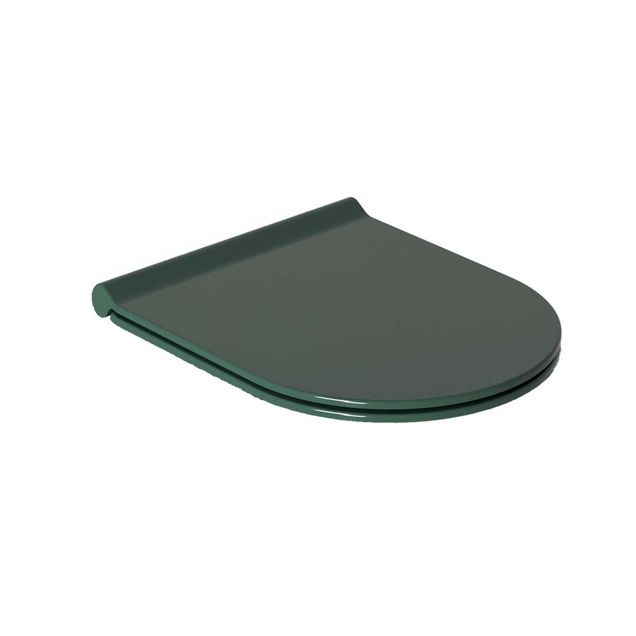 Toiletzitting Salenzi Form Slim met Softclose Glans Groen