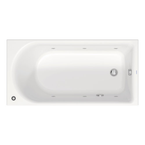 Whirlpool Duravit D-Neo Inbouw 150x75x48.5 cm Wit 