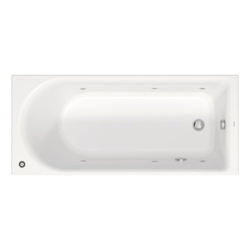 Whirlpool Duravit D-Neo Inbouw 170x75x48.5 cm Wit 