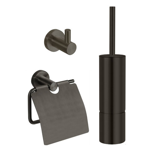 Toiletset Best Design One Pack Moya Gunmetal 