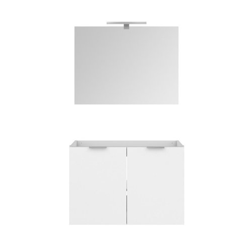 Badmeubelset Allibert Euro Pack 80cm Glans Wit (Flat Pack) 