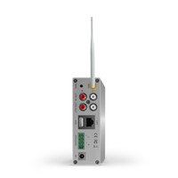 Wifi-Audio Versterker Aquasound Airplay + DLNA 50 Watt Zilver