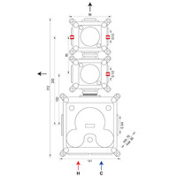 Regendoucheset Inbouw Brauer Chrome Edition Thermostatisch 30cm met 3-Weg Omstelling, Gebogen Wandarm en 3-Standen Handdouche Chroom