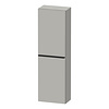 Hoge Kast Duravit D-Neo Kolomkast Wand 132 cm Linksdraaiend Mat Betongrijs