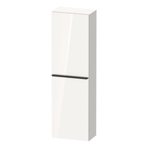 Hoge Kast Duravit D-Neo Kolomkast Wand 132 cm Linksdraaiend Hoogglans Wit 