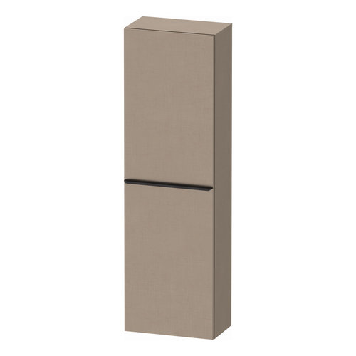 Hoge Kast Duravit D-Neo Kolomkast Wand 132 cm Linksdraaiend Mat Linnen 