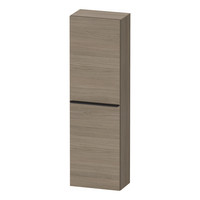 Hoge Kast Duravit D-Neo Kolomkast Wand 132 cm Rechtsdraaiend Mat Terra Eiken