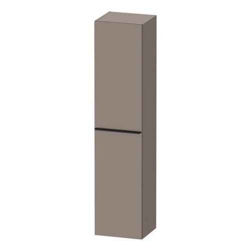 Hoge Kast Duravit D-Neo Kolomkast Wand 176 cm Linksdraaiend Mat Basalt 