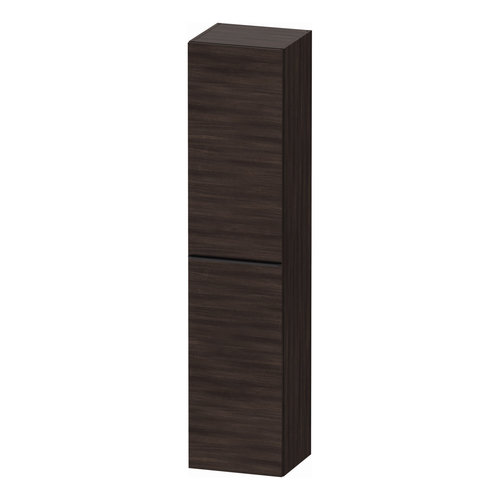 Hoge Kast Duravit D-Neo Kolomkast Wand 176 cm Linksdraaiend Mat Kastanje (Donker) 