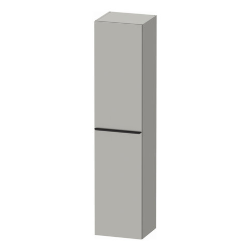 Hoge Kast Duravit D-Neo Kolomkast Wand 176 cm Rechtsdraaiend Mat Betongrijs 