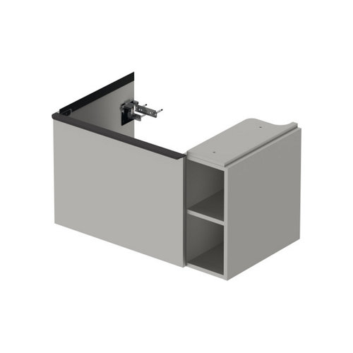 Badmeubel Duravit D-Neo Wand 78.4x45.2x44 cm Links Mat Betongrijs 