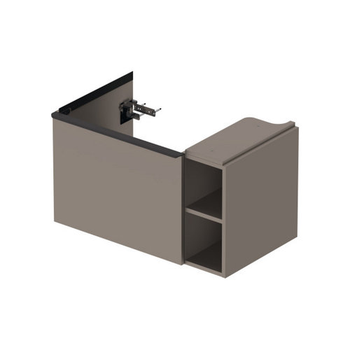 Badmeubel Duravit D-Neo Wand 78.4x45.2x44 cm Links Mat Basalt 