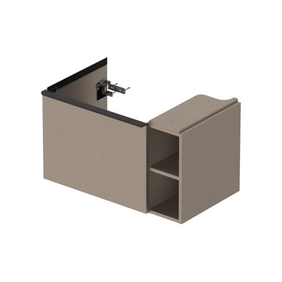 Badmeubel Duravit D-Neo Wand 78.4x45.2x44 cm Links Mat Linnen