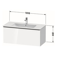 Badmeubel Duravit D-Neo Wand 101x46.2x44 cm Mat Eiken Terra