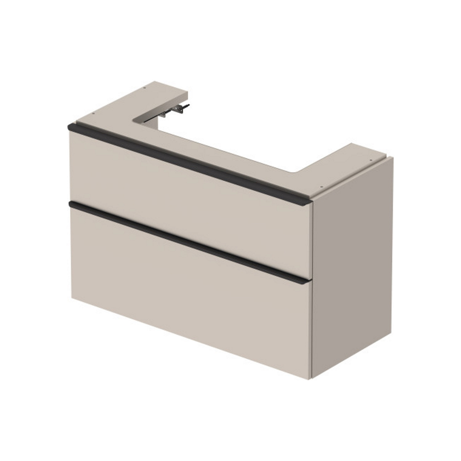 Badmeubel Duravit D-Neo Wand 98.4x44.2x62.5 cm Mat Taupe Duravit