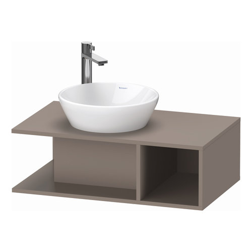 Badmeubel Duravit D-Neo Wand 80x48x26 cm Rechts Mat Basalt 