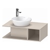 Badmeubel Duravit D-Neo Wand 80x48x26 cm Rechts Mat Taupe