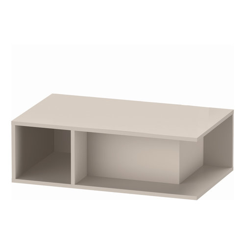 Badmeubel Duravit D-Neo Wand 80x48x26 cm Links Mat Taupe 