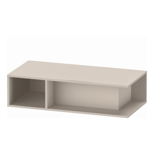 Badmeubel Duravit D-Neo Wand 100x48x26 cm Links Mat Taupe 