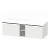 Badmeubel Duravit D-Neo Wand 140x55x45.9 cm Mat Wit Links