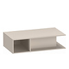 Badmeubel Duravit D-Neo Wand 100x55x26 cm Links Mat Taupe