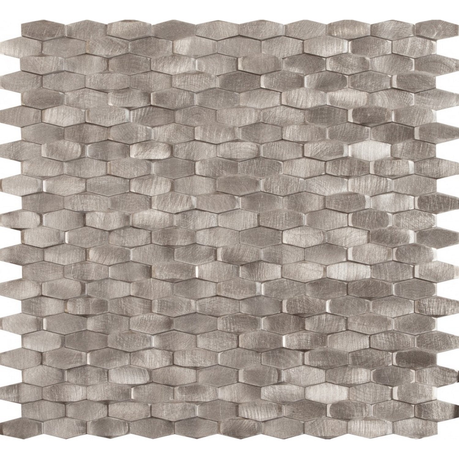 Mozaiek Tegels Dune Halley Silver Hexagon 28.4x30 cm Zilver Dune