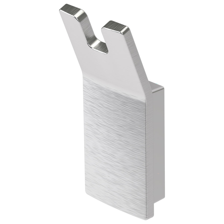 Handdoekhaak Haceka Aline Dubbel Geborsteld Aluminium