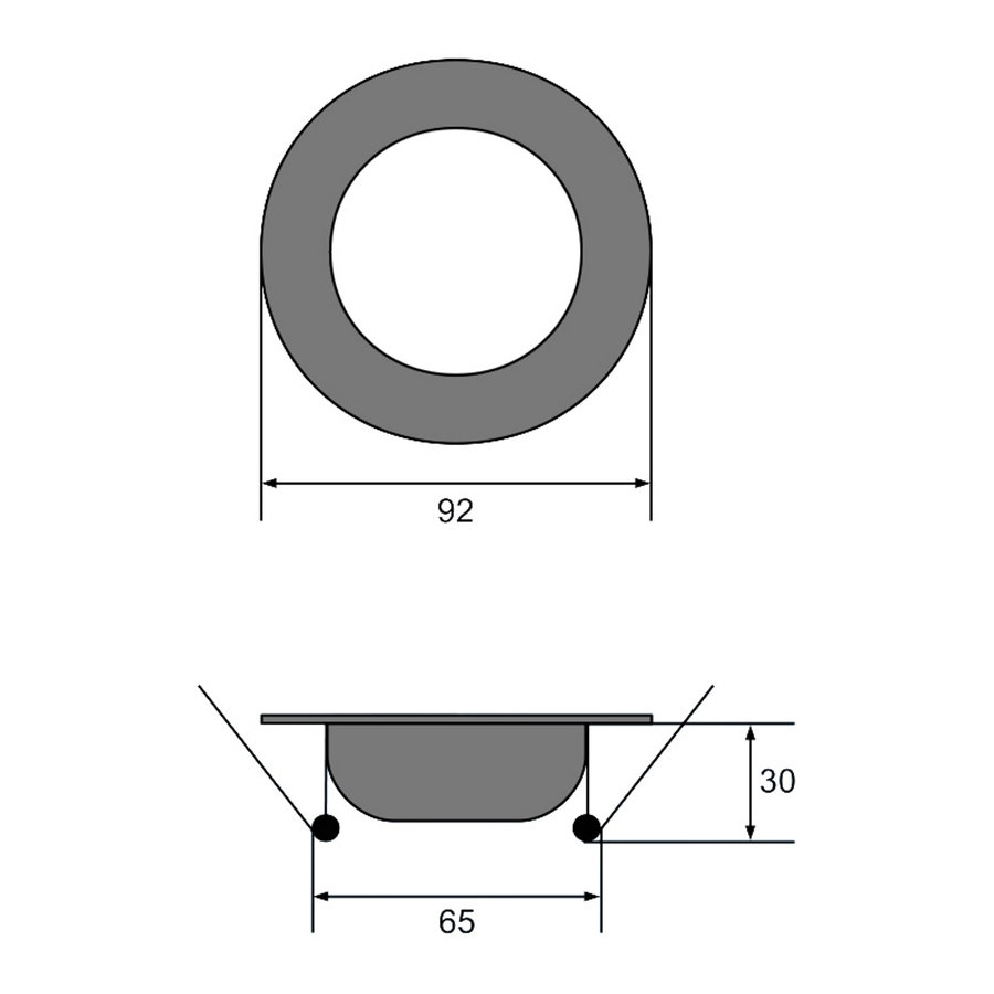 Inbouwspot Häsler Comarruga Incl. Fase Aansnijding Dimbaar 9.2 cm 4 Watt Helder Wit RVS Set 10x