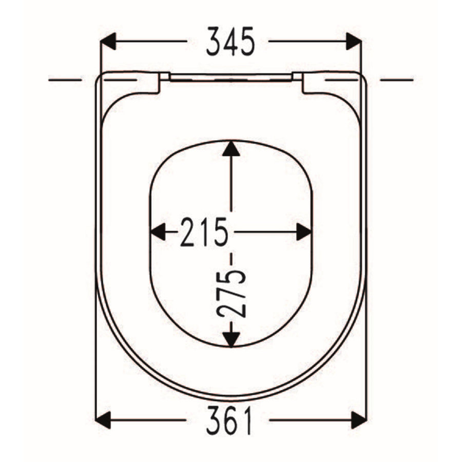 Toiletzitting Cedo Caldera Softclose Wit