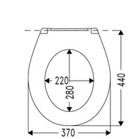 Toiletzitting Cedo Palm Beach Softclose Pergamon