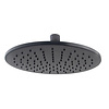 Wiesbaden Hoofddouche Wiesbaden Caral Rond 25 cm Antikalk Mat Zwart