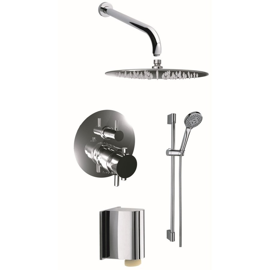 Regendoucheset Inbouw Bongio Shower Set met Handdoucheset Chroom