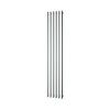 Plieger Designradiator Plieger Trento 814 Watt Middenaansluiting 180x35 cm Zwart