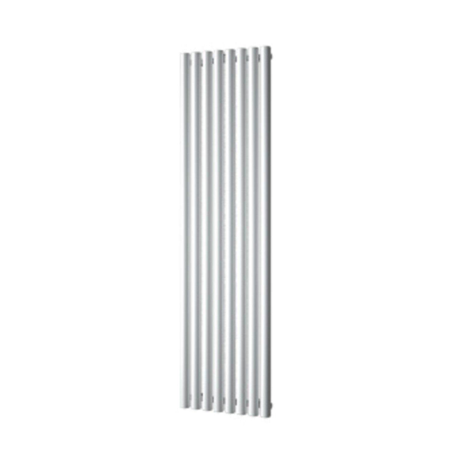 Plieger Designradiator Trento 1086 Watt Middenaansluiting 180x47 cm Antraciet Metallic